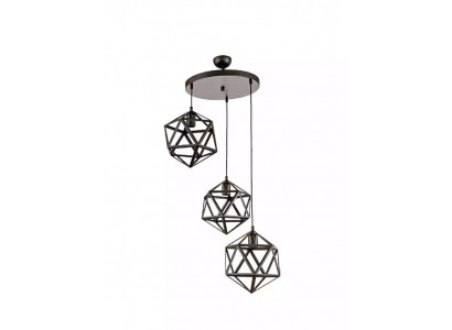 Hanglamp zwart voor de woonkamer chique plafondlamp armatuur