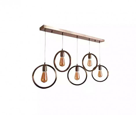 Hanglamp Zwart Elegant Plafondlamp 70x90cm Woonkamer Lamp