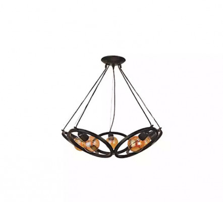 Plafondlamp Een chique lamp voor de woon- of slaapkamer, nieuw zwart