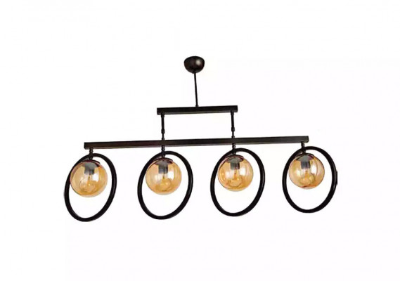 Plafondlamp in luxe stijl Een blikvanger voor de woonkamer.