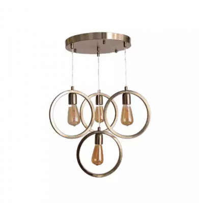 Plafondlamp moderne hanglamp woonkamer luxe mat chroom 35x70