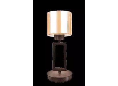 Tafellamp Tafellamp Lamp Verlichting Glas Goud Lampen Tafel Zwart