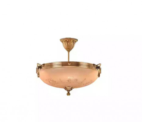 Kroonluchter plafondlamp kroonluchter lamp glas goud beige