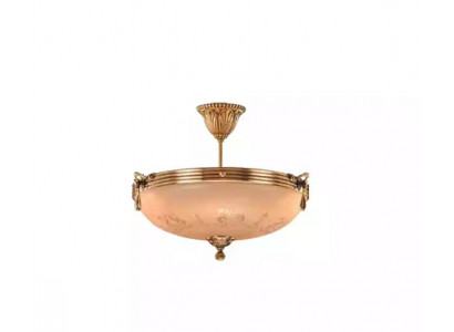 Kroonluchter plafondlamp kroonluchter lamp glas goud beige