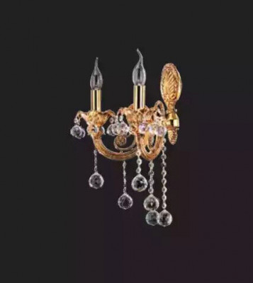 Wandlamp Wandlamp Wandlampen Type Kroonluchter Muur Lamp Goud Kristal