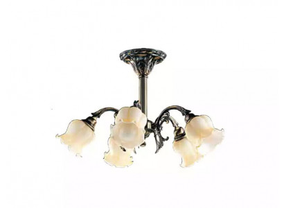 Plafondlamp Kroonluchter Hanglamp Lampen Glas Grijs Beige