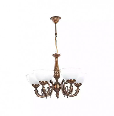 Plafondlamp Kandelaar Hanglamp Antieke Kroonluchter Lamp Glas Goud