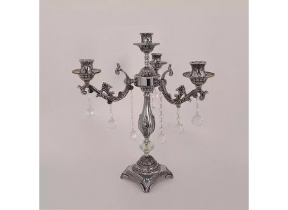 Tafellamp nachtlamp licht Luxe tafellamp woonkamer zilver