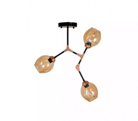 Plafond (arm) kroonluchter plafondlampen goud modern glas