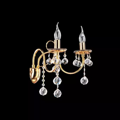 Kandelaar Hanglamp Wandlamp Kroonluchter Muur Lampen Kristal Goud