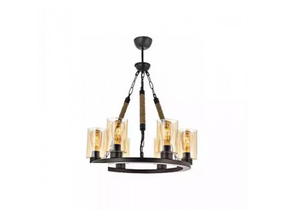Lampen Plafondlamp Kroonluchter Kandelaar Luster Kroonluchter Glas Zwart Nieuw