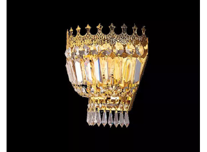 Wandlampen Wandlamp Kroonluchter Wandlampen Kristal Goud