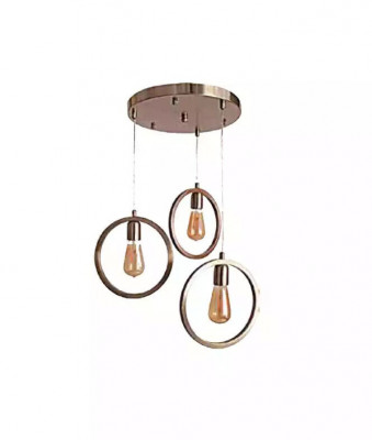 Hanglamp in moderne woonkamer luxe stijl mat chroom