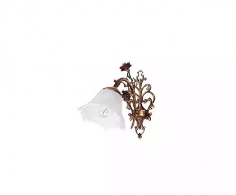 Wandlamp Wandlampen Wandlamp Kroonluchter Wandlamp Glas Bruin Bloemen
