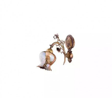 Wandlamp Wandlampen Bloemen wandlamp Kroonluchter Wandlamp Bruin Glas