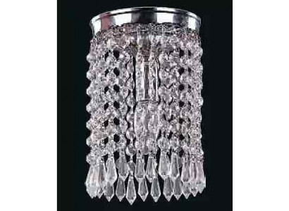 Lamp Plafondlamp Kroonluchter Zilveren plafondlamp Luchter Kristal