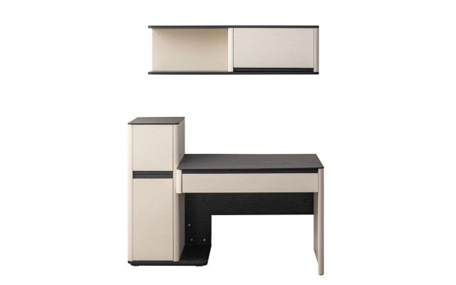 Witte Moderne Bureau Ontwerper Kinder Computerbureau Wandkast