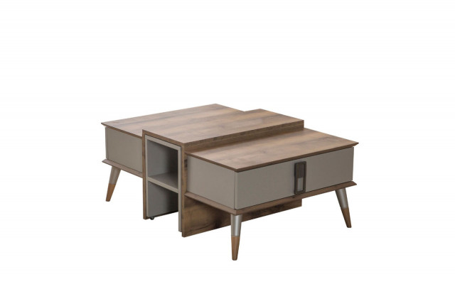 Moderne bruine salontafel Koffietafel Designer bijzettafel