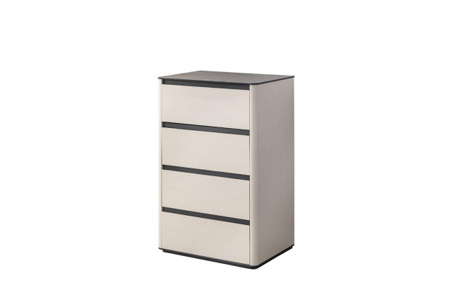 Beige houten dressoir 4-deurs houten kast Slaapkamer Luxe inbouwkast