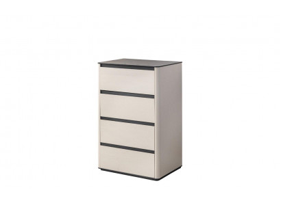 Beige houten dressoir 4-deurs houten kast Slaapkamer Luxe inbouwkast