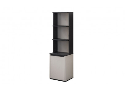 Wit-zwarte boekenkast Designer boekenplank Kinder staand rek