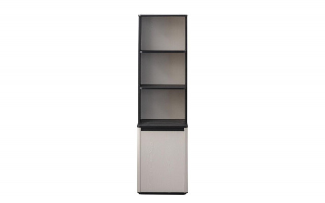 Wit-zwarte boekenkast Designer boekenplank Kinder staand rek