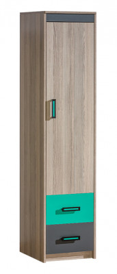 Kast Kledingkast Wandkast Slaapkamer Jeugdkamer Kleurkeuze Nieuw