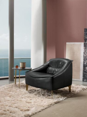 Fauteuil Éénzitter Luxe 1-zitter Bekleding Stoel Designer Textiel Zit Stof Modern
