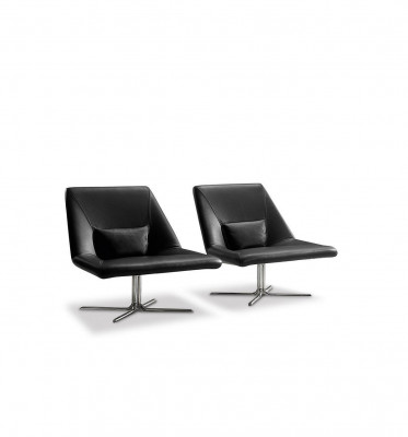 Fauteuil Italiaanse Stijl Luxe 1-Zits Gestoffeerde Designer Fauteuil Leer Prianera