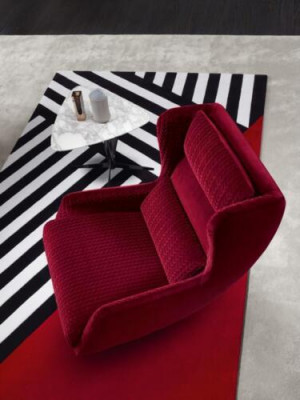 Fauteuil Stoel Eenpersoons Design Geel Bekleding Woonkamer Meubels Oorfauteuil Prianera