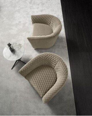 Fauteuil Zitplaats Zitter Ontwerp Woonkamer Bekleding Hout Bekleding Modern Luxe Grijs Nieuw
