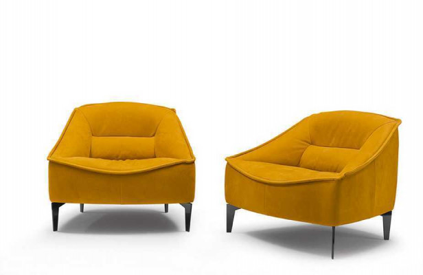 Fauteuil Bekleding Zitter Modern Ontwerp Leer Relax Fauteuil Lounge Luxe Woonkamer