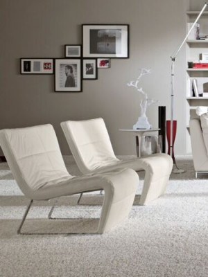 Fauteuil zonder armleuning Luxe gestoffeerd designmeubilair Italiaanse stijl Textiel Blauw