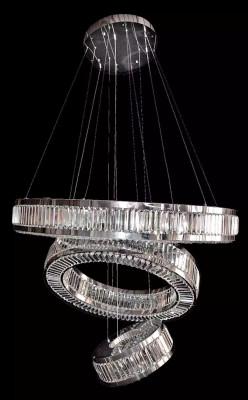 Zilveren plafondlamp in de stijl van woonkamer plafondverlichting lamp 120x175.