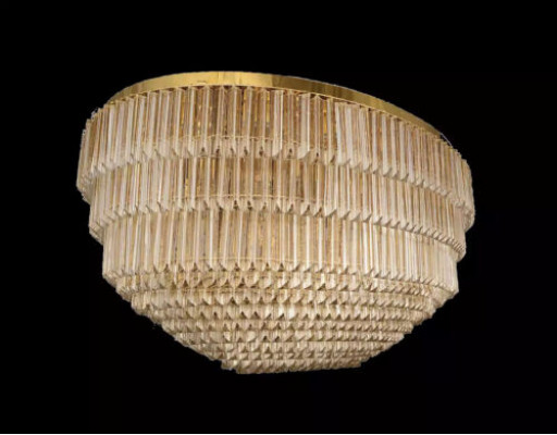 Kroonluchter plafond nieuw luxe woonkamer kleur goud Stijl Modern