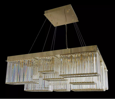 Kroonluchter Goudkleurig Prachtige plafond kristallen lamp Woonkamer Luxe