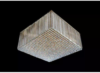 Luisterlusterlamp plafondlamp luxe gouden kroonluchter plafondlamp kristal