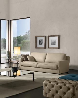 Design Textiel 3-zits Grijs Bankstel Elegant Bank Bekleding Prianera Woonkamer