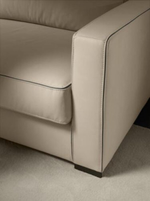 Design Textiel 3-zits Grijs Bankstel Elegant Bank Bekleding Prianera Woonkamer