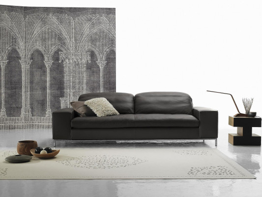 Moderne bank 2-zits luxe lederen bankstellen tweezitter woonkamer design Prianera bank