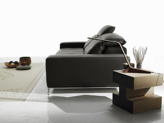 Moderne bank 2-zits luxe lederen bankstellen tweezitter woonkamer design Prianera bank