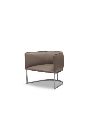 Luxe designmeubels Grijs Prianera-stijl design leren fauteuil Woonkamer Lounge
