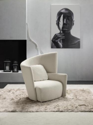 Fauteuil Zit Modern Design Woonkamer Wit Italiaanse Stijl Luxe Prianera Nieuw