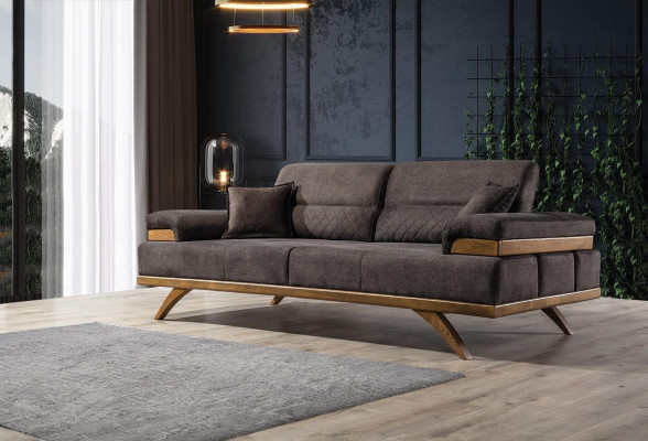 Bankstel 3-zits Designerbank Gestoffeerde banken Banken Stof Textiel Nieuw