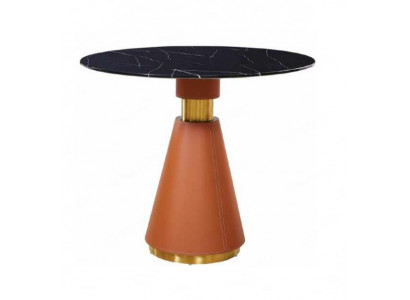 Eettafel Ronde eettafel zwart Ronde tafel Stijl Modern Roestvrij staal Luxe