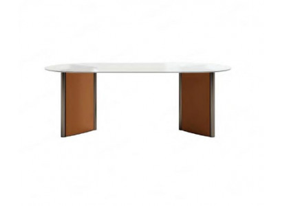 Luxe Moderne Eettafel Eetkamer Stijl Moderne Meubels Ovale Tafels Hout