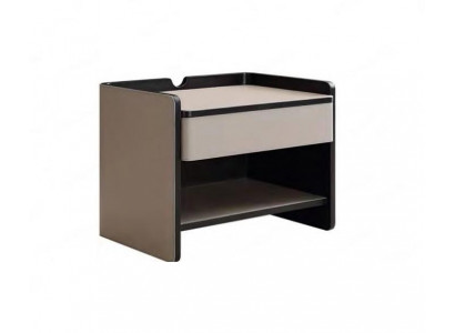 Slaapkamer nachtkastje Modern hout beige Luxe bijzettafels Meubels