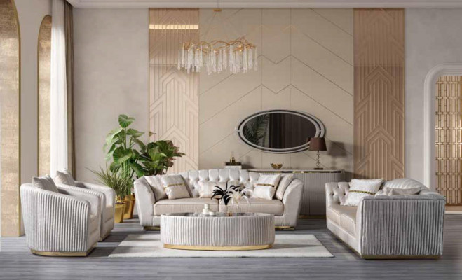 Sofaset 3+2+salontafel+dressoir voor woonkamerset Nieuw