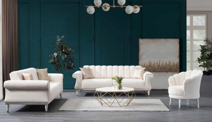 Woonkamer bankstelset - driezits tweezits fauteuil luxe meubels nieuw Woonkamer bankstelset - driezits, tweezits, fauteuil, luxe meubels, nieuw