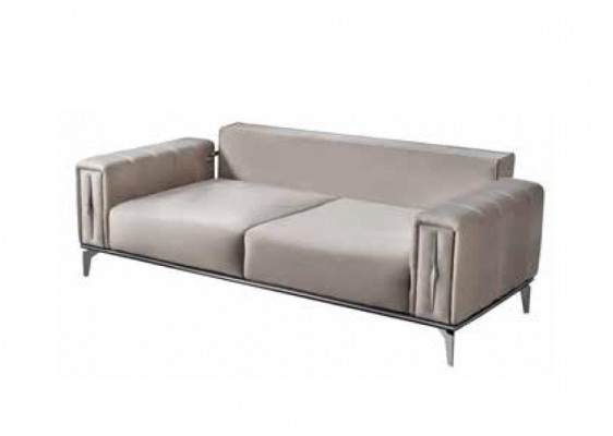 Luxe set 3+2+1 gestoffeerde suite Comfortset Modern Style set Kleur Zwart